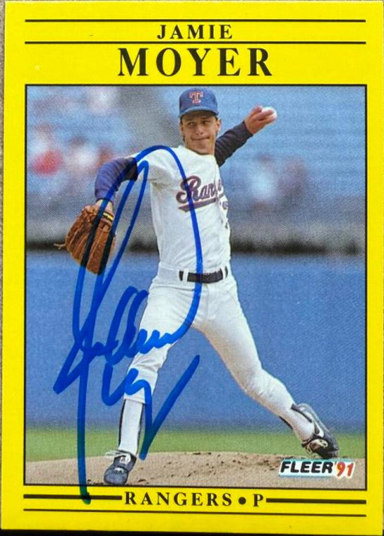 Jamie Moyer Autographed 1991 Fleer #294