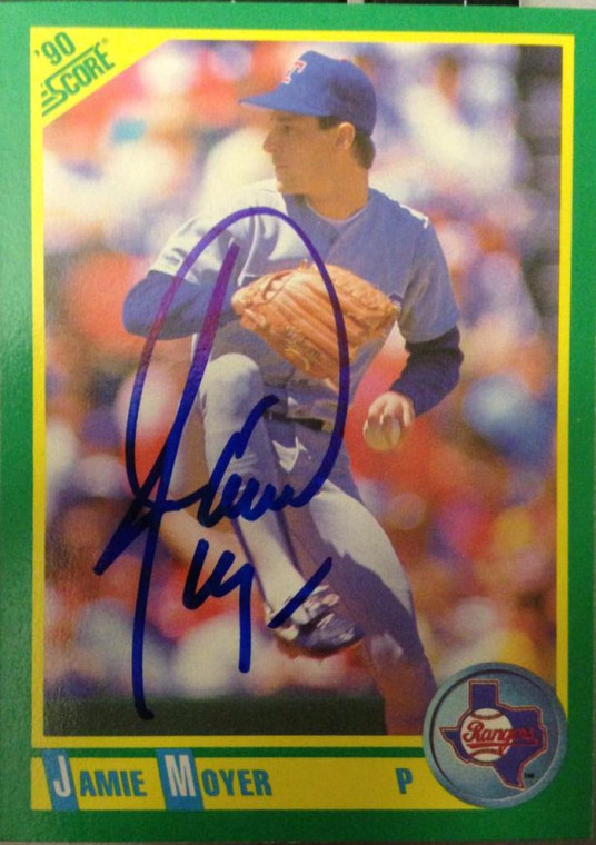 Jamie Moyer Autographed 1990 Score #107