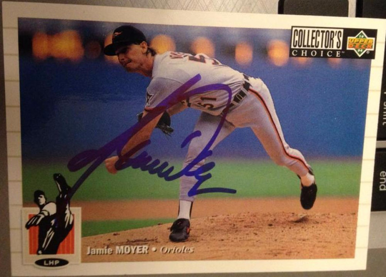 Jamie Moyer Autographed 1994 Collectors Choice #215