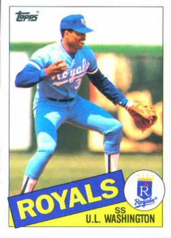 1985 Topps #431 U.L. Washington VG Kansas City Royals 