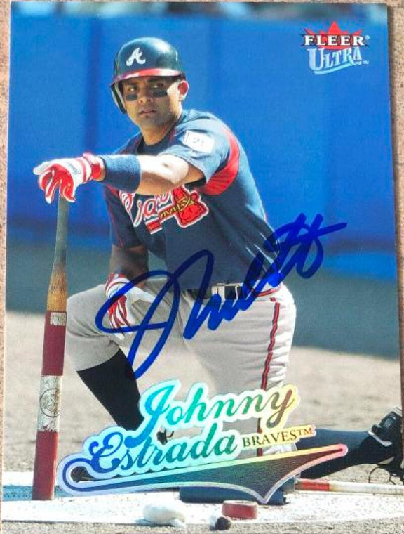 Johnny Estrada Autographed 2004 Fleer Ultra #255