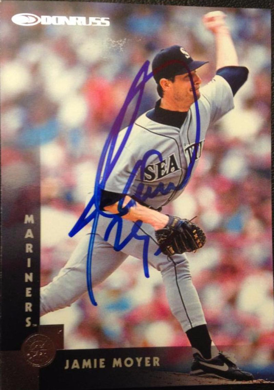 Jamie Moyer Autographed 1997 Donruss #224