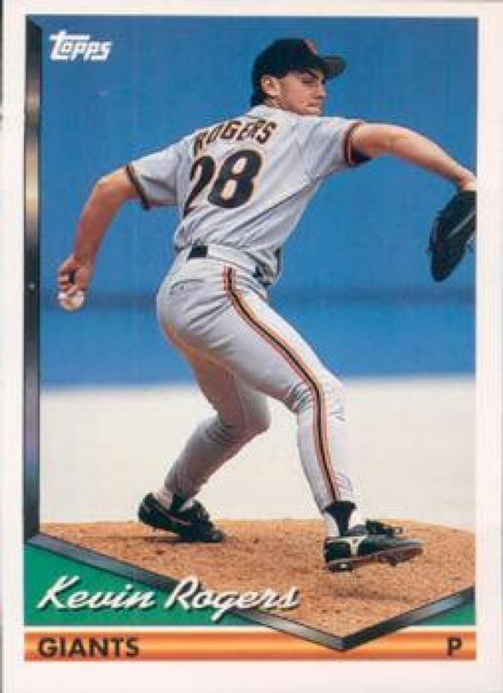 1994 Topps #3 Kevin Rogers VG San Francisco Giants 