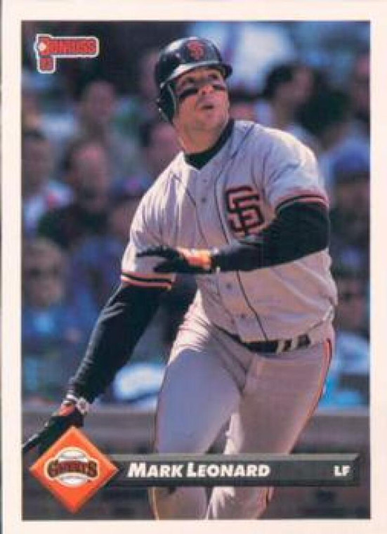 1993 Donruss #288 Mark Leonard VG San Francisco Giants 