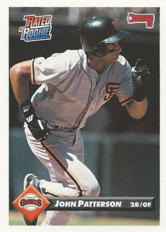 1993 Donruss #193 John Patterson RR VG San Francisco Giants 