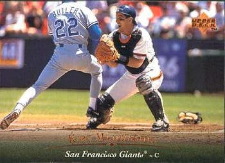 1995 Upper Deck #332 Kirt Manwaring VG San Francisco Giants 