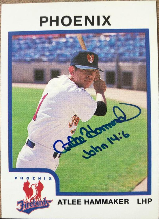 Atlee Hammaker Autographed 1987 Pro Cards #101