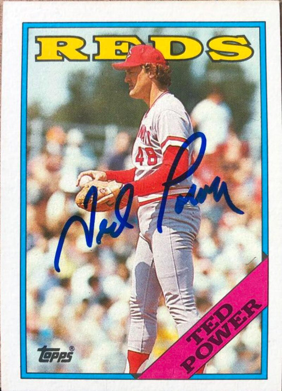 Ted Power Autographed 1988 Topps #236