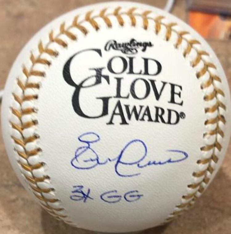 Eric Davis Autographed Rawlings Official Gold Glove Baseball 3 X GG 