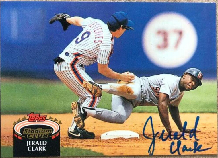 Jerald Clark Autographed 1992 Stadium Club #149