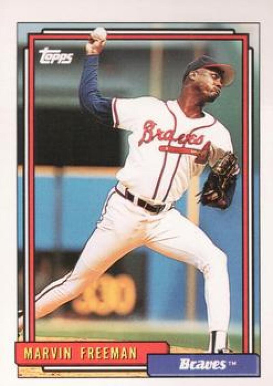 1992 Topps #68 Marvin Freeman VG Atlanta Braves 