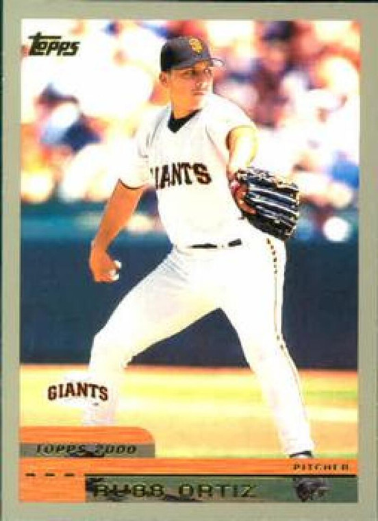 2000 Topps #132 Russ Ortiz VG San Francisco Giants 