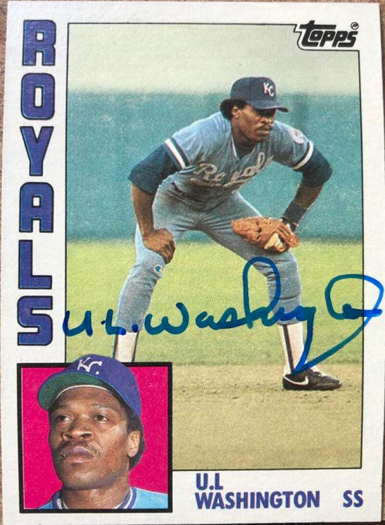 U.L. Washington Autographed 1984 Topps #294