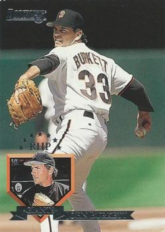 1995 Donruss #233 John Burkett VG San Francisco Giants 