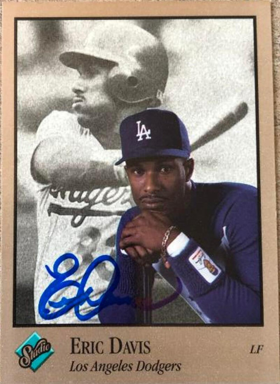 Eric Davis Autographed 1992 Studio #43