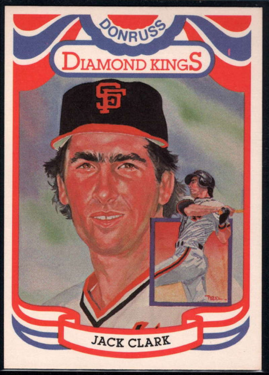 1984 Donruss #7 Jack Clark DK COR VG San Francisco Giants 