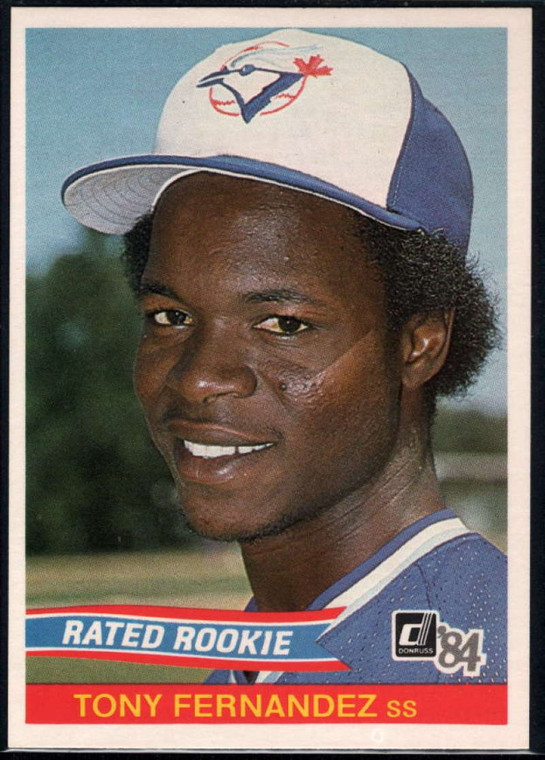 1984 Donruss #32 Tony Fernandez VG RC Rookie Toronto Blue Jays 