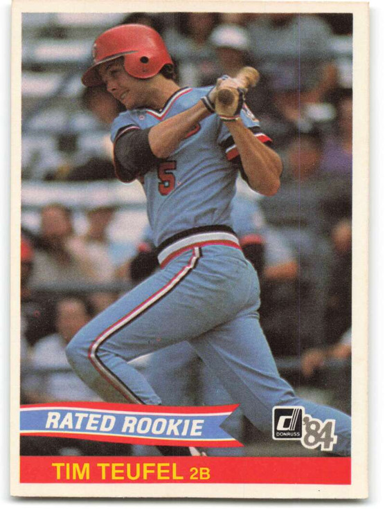 1984 Donruss #37 Tim Teufel VG RC Rookie Minnesota Twins 