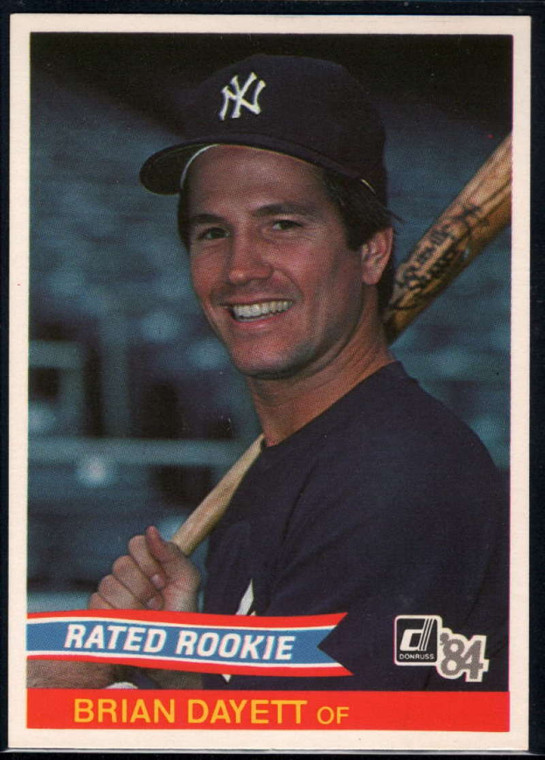 1984 Donruss #45 Brian Dayett VG RC Rookie New York Yankees 