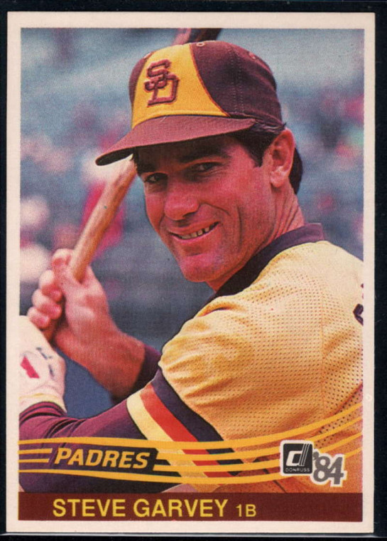 SOLD 33329 1984 Donruss #63 Steve Garvey VG San Diego Padres 