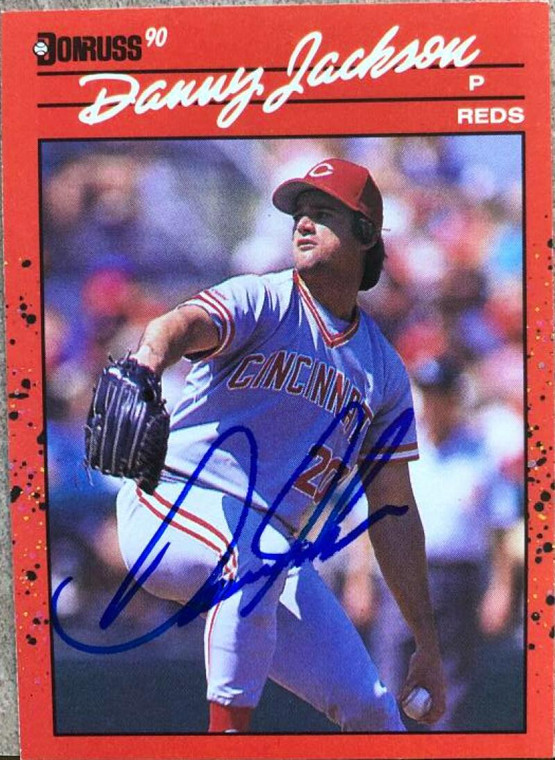 Danny Jackson Autographed 1990 Donruss #80