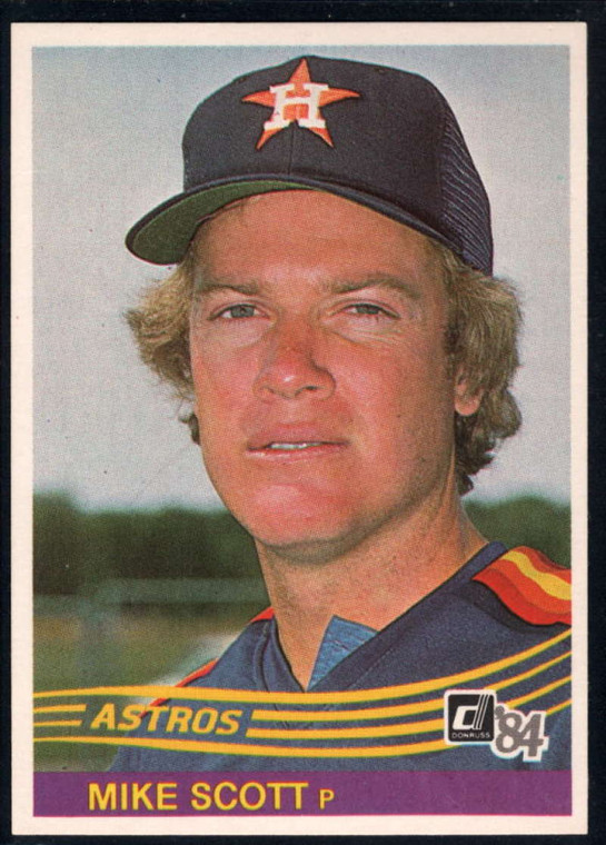 1984 Donruss #136 Mike Scott VG Houston Astros 