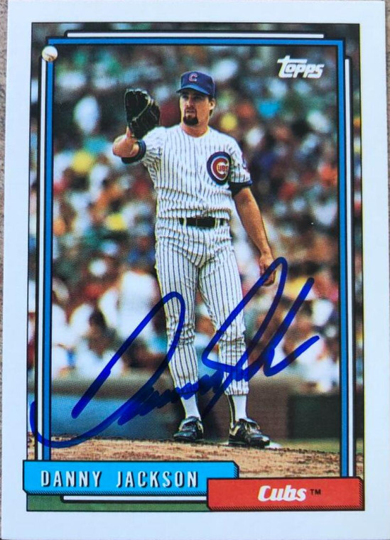 Danny Jackson Autographed 1992 Topps #619 