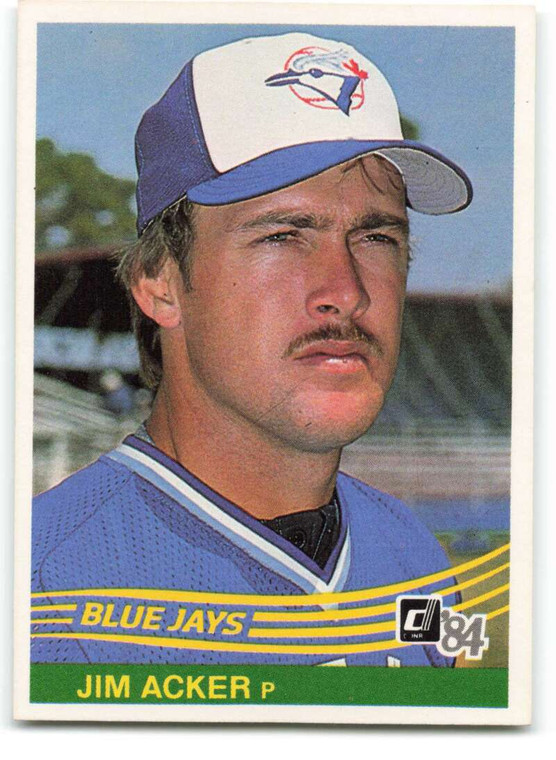 1984 Donruss #146 Jim Acker VG RC Rookie Toronto Blue Jays 