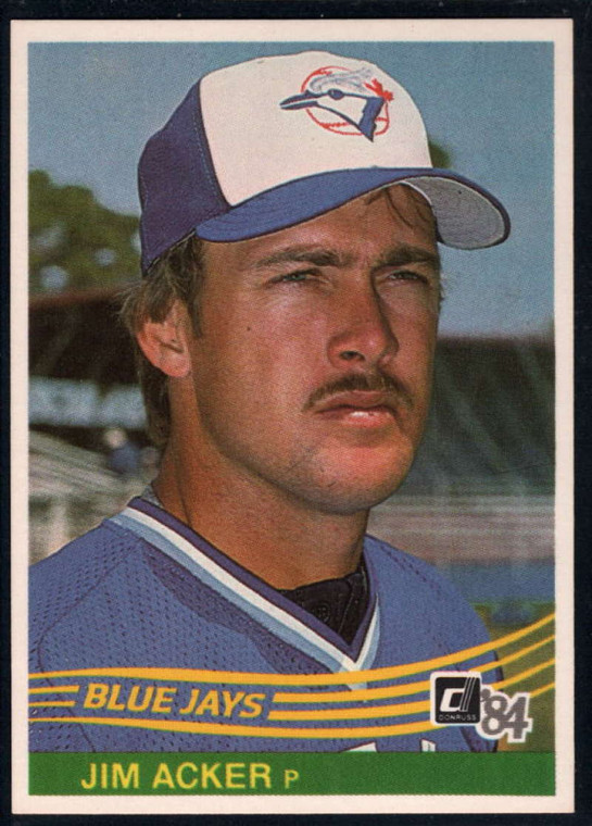 1984 Donruss #146 Jim Acker VG RC Rookie Toronto Blue Jays 