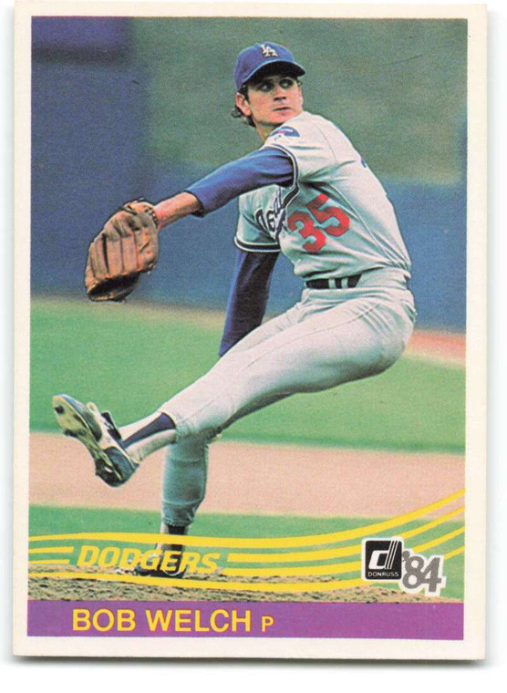 1984 Donruss #153 Bob Welch VG Los Angeles Dodgers 