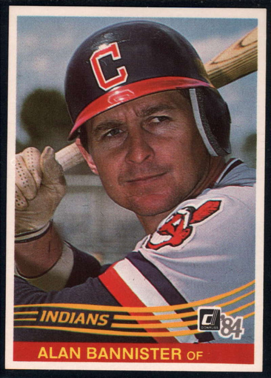 1984 Donruss #154 Alan Bannister VG Cleveland Indians 