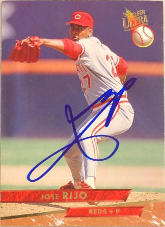 Jose Rijo Autographed 1993 Fleer Ultra #33