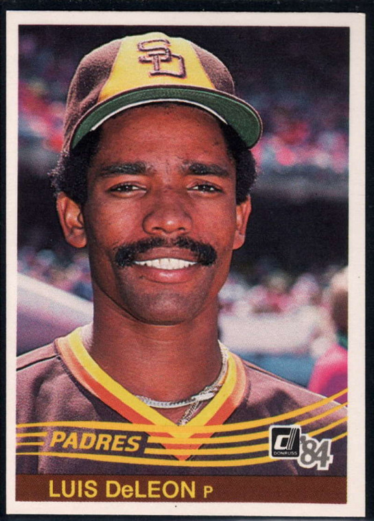 1984 Donruss #162 Luis DeLeon VG San Diego Padres 