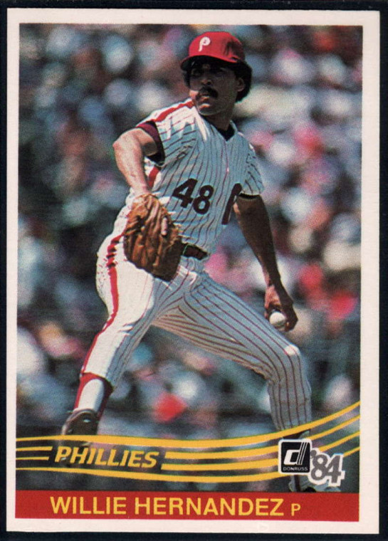 1984 Donruss #163 Willie Hernandez VG Philadelphia Phillies 