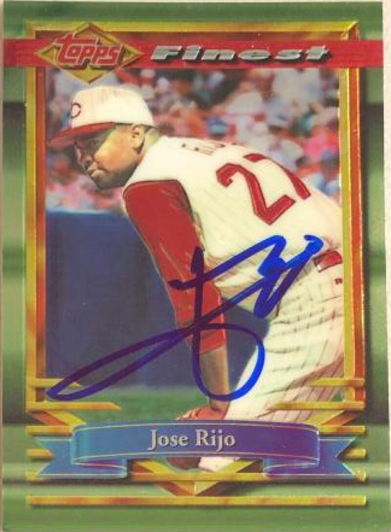 Jose Rijo Autographed 1994 Topps Finest #308