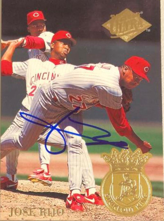 Jose Rijo Autographed 1994 Fleer Ultra Strikeout Kings #4