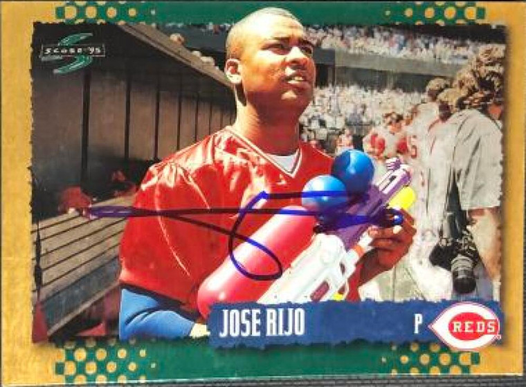 Jose Rijo Autographed 1995 Score Gold Rush #270