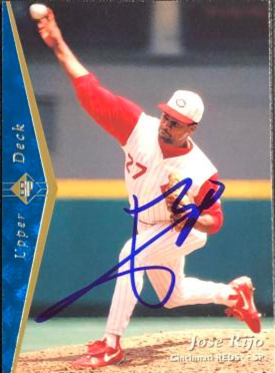 SOLD 104546 Jose Rijo Autographed 1995 SP #46