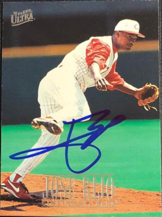 Jose Rijo Autographed 1996 Fleer Ultra #465