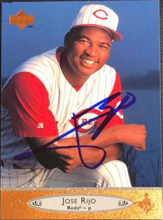 Jose Rijo Autographed 1996 Upper Deck #307