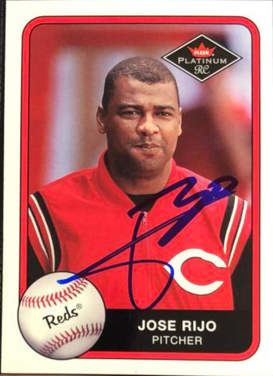 Jose Rijo Autographed 2001 Fleer Platinum #307