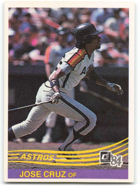 1984 Donruss #182 Jose Cruz VG Houston Astros 
