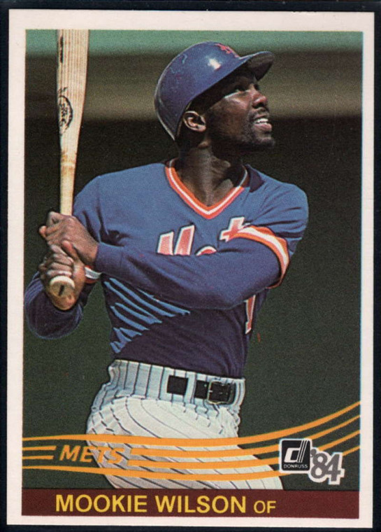 1984 Donruss #190 Mookie Wilson VG New York Mets 