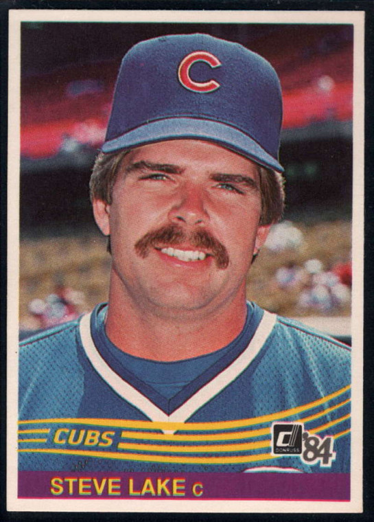 1984 Donruss #198 Steve Lake VG RC Rookie Chicago Cubs 