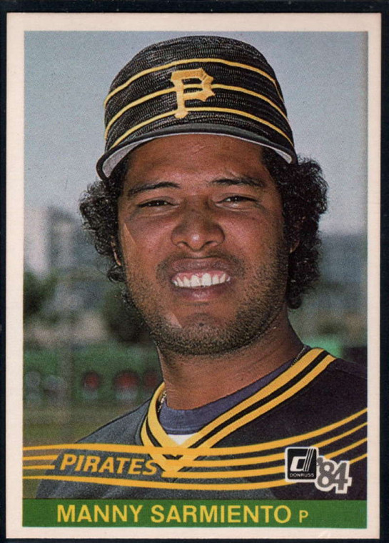 1984 Donruss #200 Manny Sarmiento VG Pittsburgh Pirates 