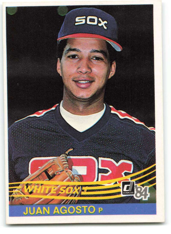 1984 Donruss #208 Juan Agosto VG RC Rookie Chicago White Sox 