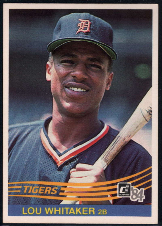 1984 Donruss #227 Lou Whitaker VG Detroit Tigers 