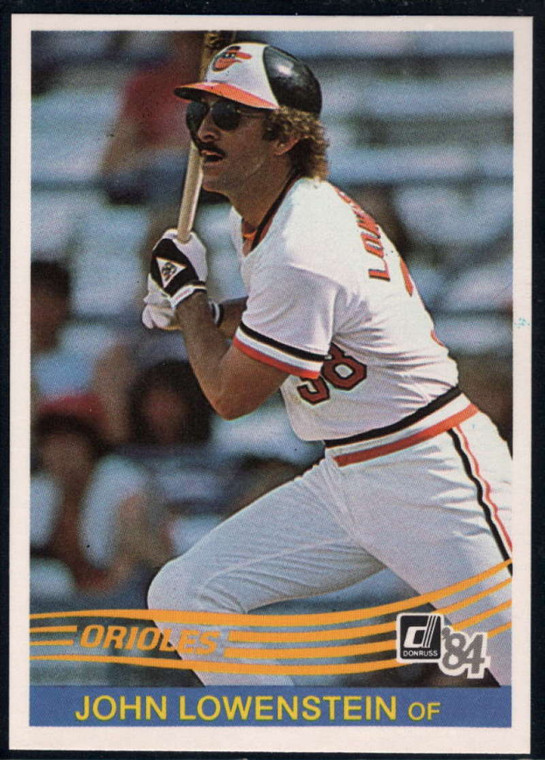 SOLD 33494 1984 Donruss #228 John Lowenstein VG Baltimore Orioles 