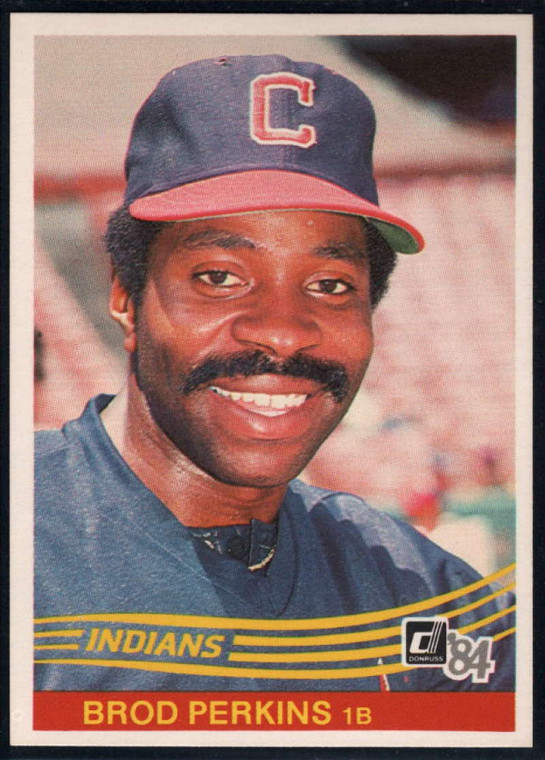 1984 Donruss #276 Broderick Perkins VG Cleveland Indians 