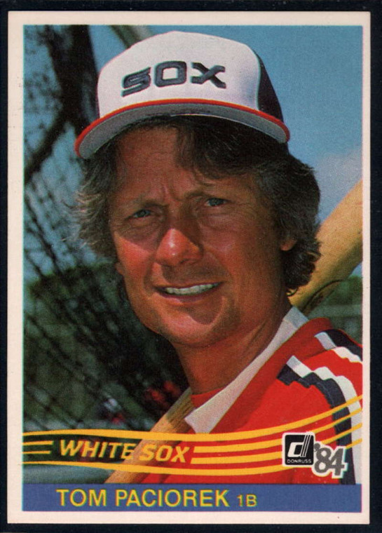 1984 Donruss #282 Tom Paciorek VG Chicago White Sox 